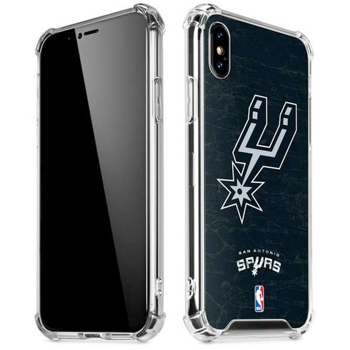 NBA San Antonio Spurs Secondary Logo iPhone XS Max Clear Case